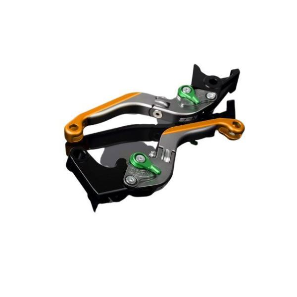 SPEEDRA アルミビレットアジャストレバーセット 可倒延長式（レバー本体：マットチタン） アジャ...