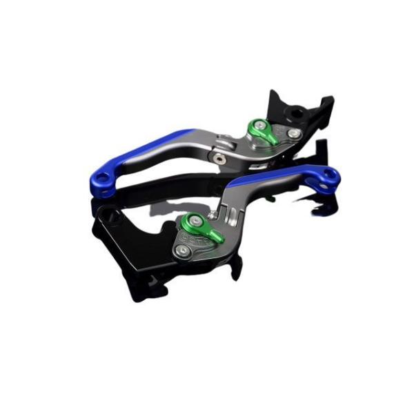 SPEEDRA アルミビレットアジャストレバーセット 可倒延長式（レバー本体：マットチタン） アジャ...