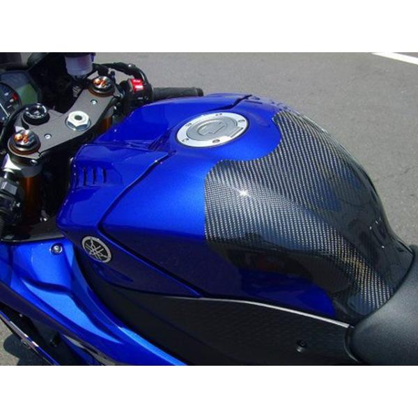 正規品／クレバーウルフ YZF-R6 タンクプロテクター 素材：カーボン綾織 CLEVERWOLF ...