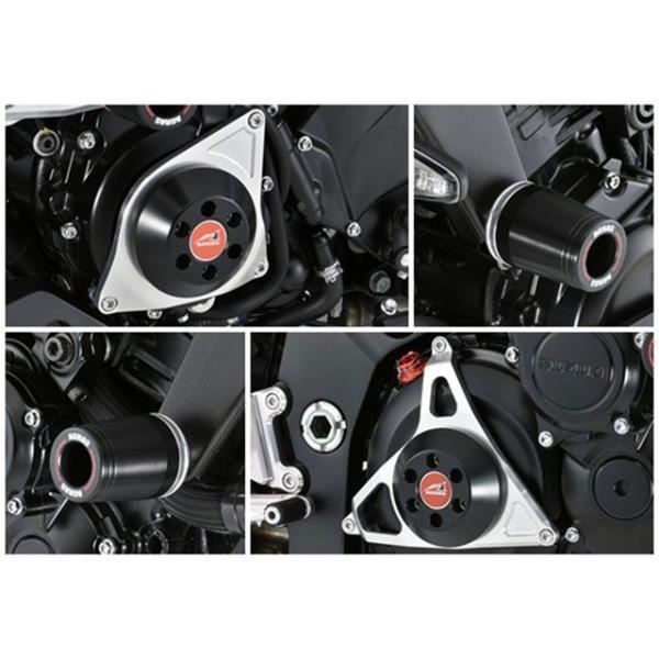 アグラス GSX-S1000 KATANA レーシングスライダー 4点セット フレームφ50＋ジェネ...