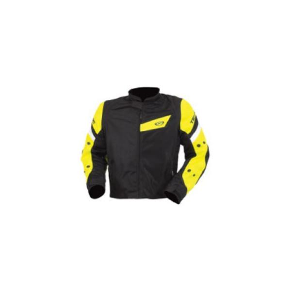 テクニーク アクアベントメッシュジャケット（ブラック/デイグローイエロー） サイズ 40 TEKNI...