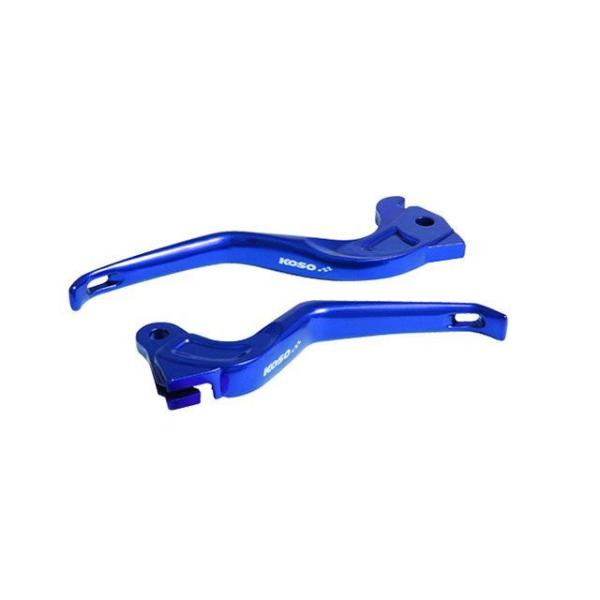 正規品／コーソー シグナスX 3Dブレーキレバー カラー：ブルー KOSO バイク
