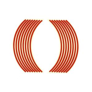 ホンダ（HONDA） ホイールリムステッカー 10インチ用 汎用 赤 バイク