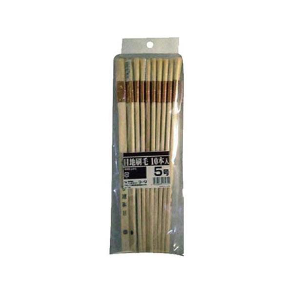 インダストリーコーワ ＃17560 目地刷毛10本組 5号 Industry Kowa