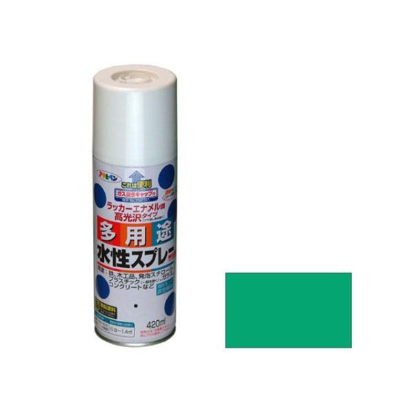 正規品／アサヒペン 水性多用途スプレー 420mL（トロピカルグリーン） asahipen 日用品