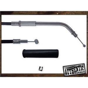 ガッツクローム スポーツスター 「プレミアムケーブル」2004年以降XLモデル用 3インチオーバー ...