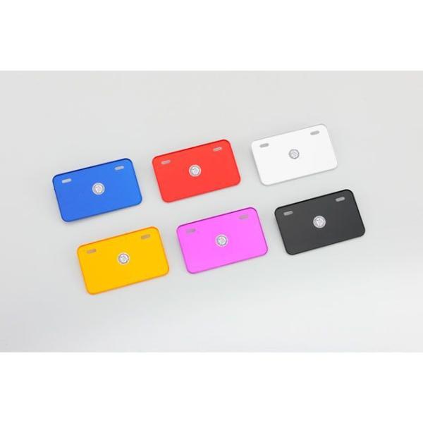 ポッシュフェイス 汎用 アルミライセンスプレート Sサイズ 新基準適合タイプ カラー ブラック PO...