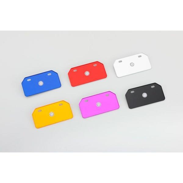 ポッシュフェイス 汎用 アルミライセンスプレート 山型 新基準適合タイプ カラー ブラック POSH...