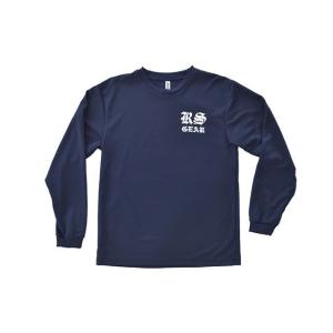 正規品／アールズギア オリジナル長袖Tシャツ 0102-03 （ネイビー） サイズ：S Rs GEAR バイクの商品画像