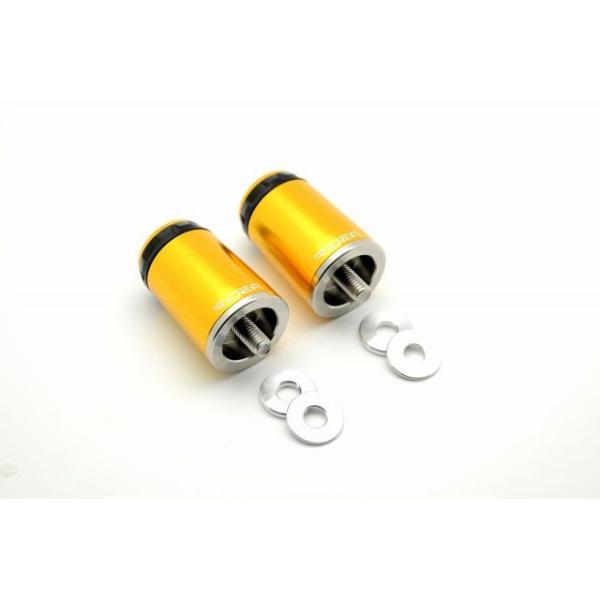 リデア ハンドルバーエンド ロングタイプ（ゴールド） RIDEA