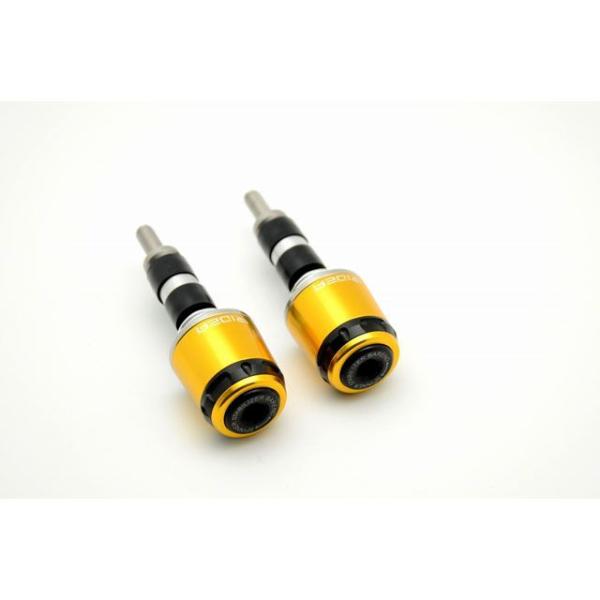 リデア 汎用 ハンドルバーエンド ミドルタイプ（ゴールド） RIDEA