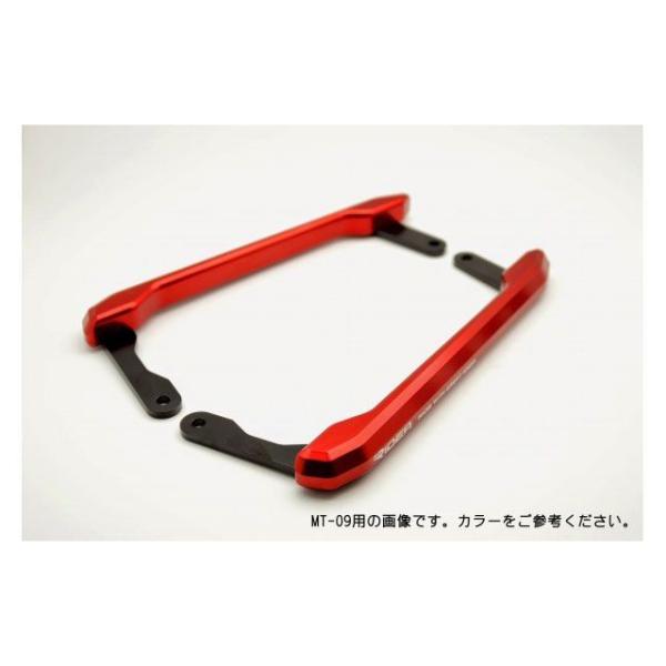 リデア YZF-R25/YZF-R3 アルミ削り出しグラブバー（レッド） RIDEA