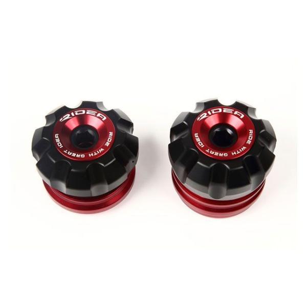 リデア MT-25/MT-03 YZF-R25/YZF-R3 フロントアクスルスライダー（レッド） ...