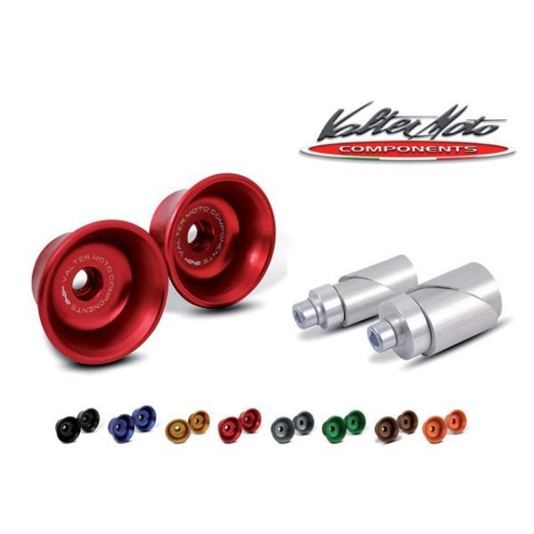 バルターモトコンポーネンツ ZX-10R アクスルスライダー リア用 カラー レッド Valter ...