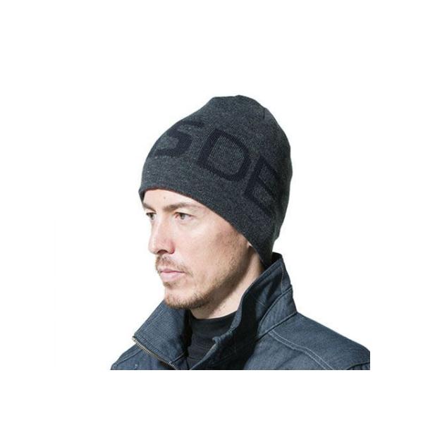 TSデザイン リバーシブルニット帽（チャコールグレー） TS DESIGN