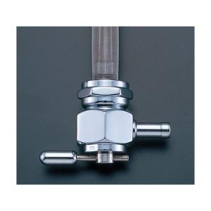 ハーレー汎用 ガソリンコック 22mm（13/16） ヘックスタイプ ブラック