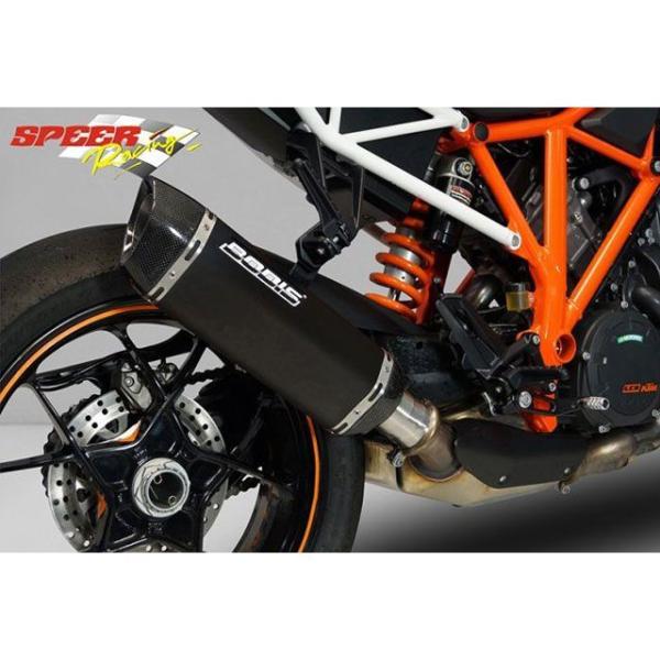 ボディス 1290 SUPER DUKE R P-TEC II スリップオン・ステンレスブラック｜K...