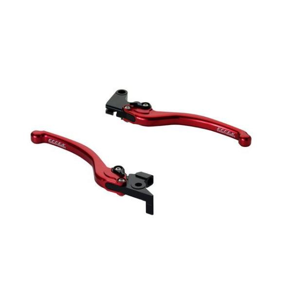 エフェックス MT-07 MT-09 スムースフィットレバー（レッド） EFFEX