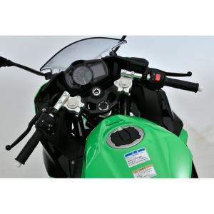 正規品／オーバーレーシング ニンジャ250 Ninja250 （18-） スポーツライディングハンドルキット （シルバー） OVER RACING バイクの商品画像