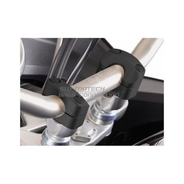 SWモテック バーコンバーター 直径 22mm to 28mm ブラック SW-MOTECH