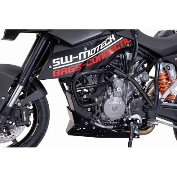 SWモテック クラッシュバー -ブラック- KTM 990 SM/SM-T/SM-R SW-MOTE...