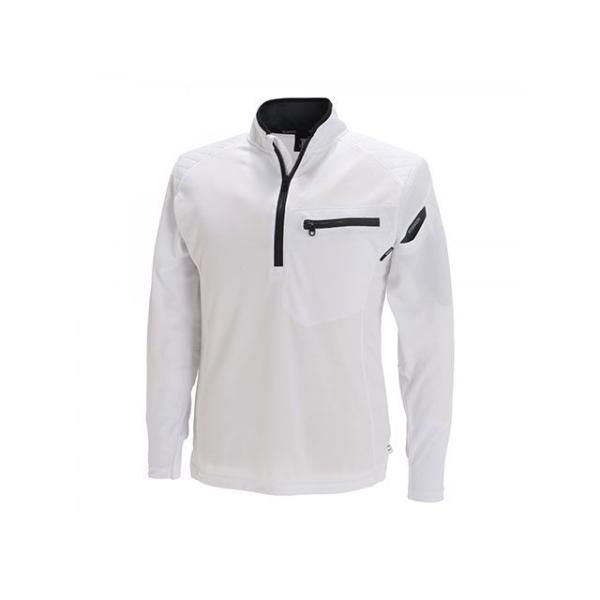 正規品／TSデザイン ワークニットロングシャツ（ホワイト） サイズ：M TS DESIGN バイク