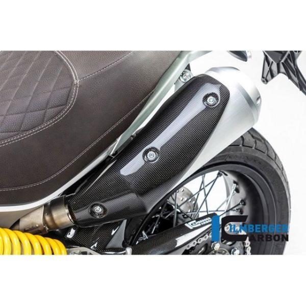 イルムバーガー Scrambler 1100 エキゾーストプロテクション 左 グロス Ducati ...