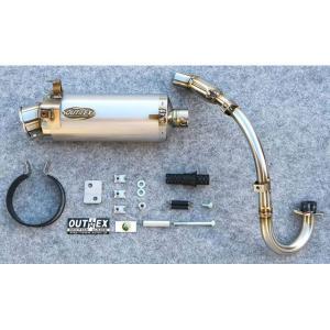 マフラー ダブルアールズ WR`S フルEX ラウンドステンレスサイレンサー