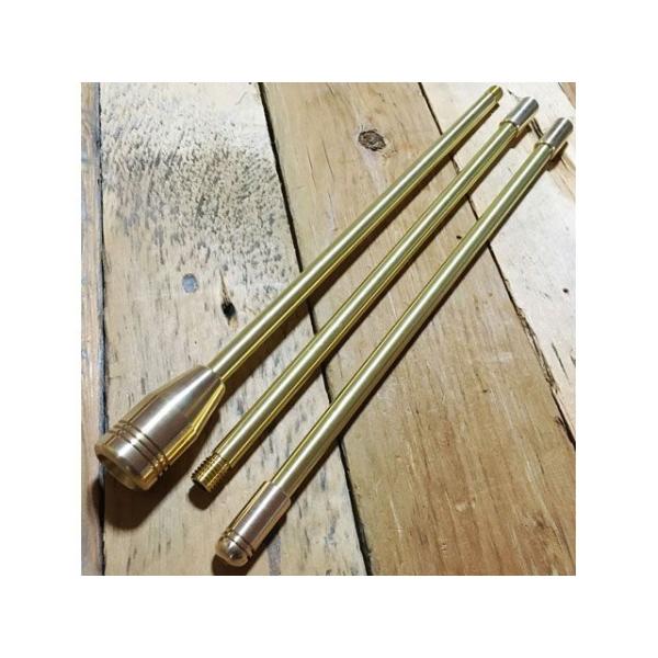 野良道具製作所 ALL真鍮製火吹き棒「野良ブラスター」【ロングver.】 3本継90cm Nora ...