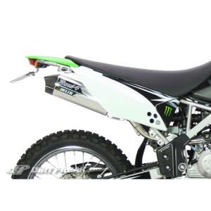 送料無料 オーヴァー OVER ステンカーボン マフラー KLX125/D