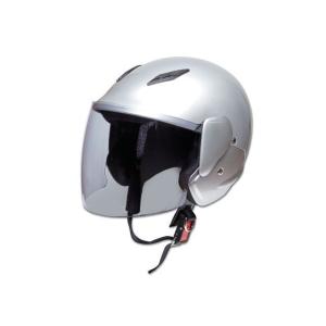 正規品／スターアロー PS-FJ001Fジェットヘルメット カラー：シルバー STAR ARROW バイク｜camp