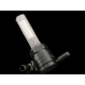 ゴランプロダクツ ハーレー用 クリックスリック ガスコック 22mm 仕様 フロント カラー ブラッ...