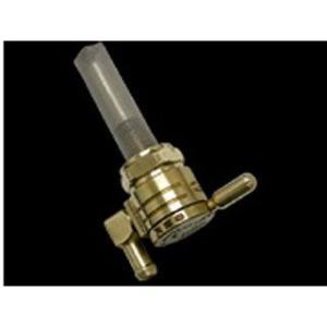 ゴランプロダクツ ハーレー用 クリックスリック ガスコック 22mm 仕様 ダウン カラー ブラス ...