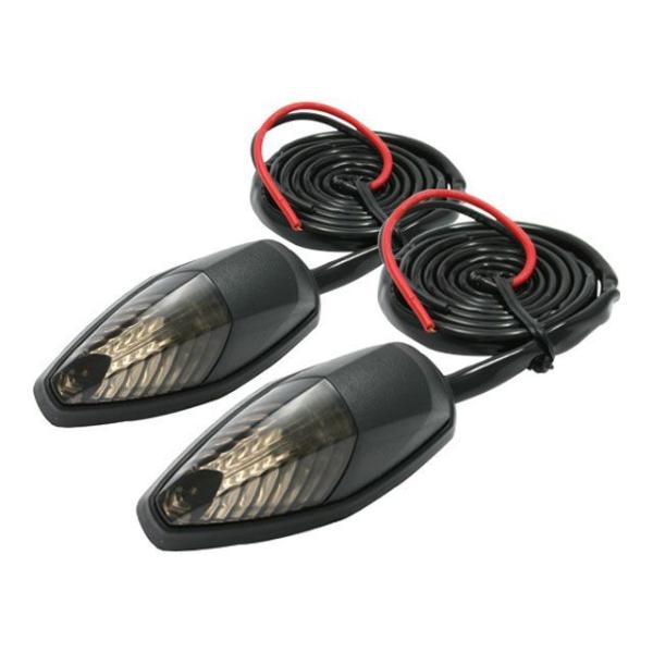 ディーアールシー 汎用 MOTOLED 586 LEDフラッシャー カラー スモークレンズ DRC