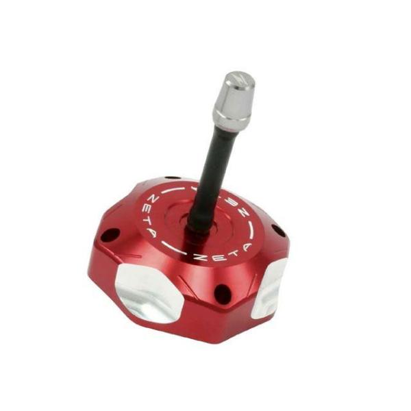 ジータ CR85R CRF150R ガスキャップ レーサー用 カラー レッド ZETA