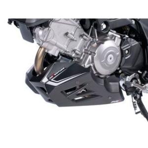 正規品／プーチ Vストローム650 エンジンスポイラー カラー：マットブラック Puig バイク