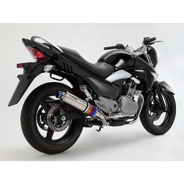 正規品／BMS GSR250 R-EVO・W（ダブル） スリップオン サイレンサー：ヒートチタン B...