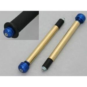 エフェックス 汎用 ハンドルバーウエイト アルミハンドル用（内径14φ対応） 仕様 アルミ/ブルー ...