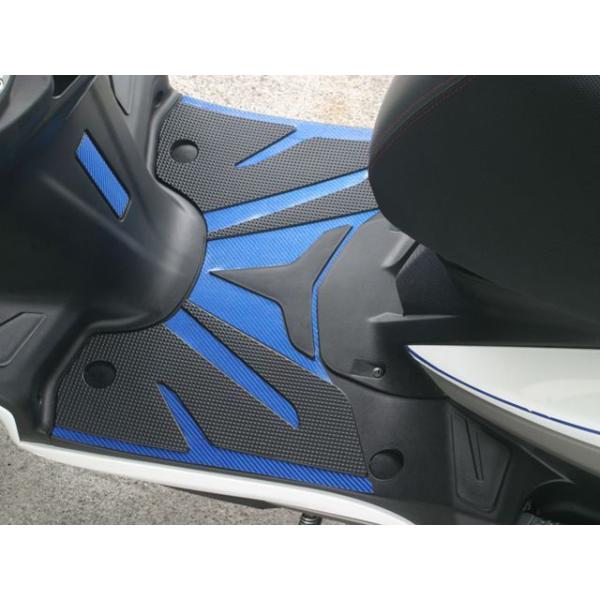 アディオ シグナスX/SR SBカーボンシート カラー ブルー ADIO