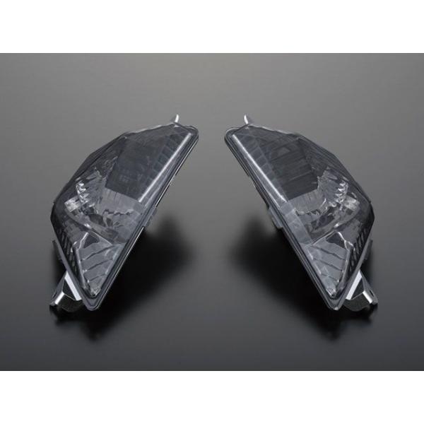 ポッシュフェイス Ninja250 ZX-6R フロントスモークウインカーレンズセット POSH F...