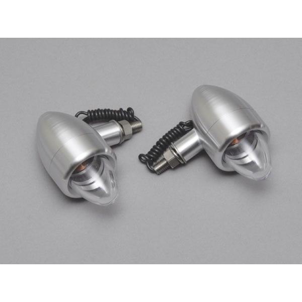 クリエイティブ・ファクトリー ポッシュ ハーレー汎用 ネオチョッパーウインカー ボディカラー シルバ...