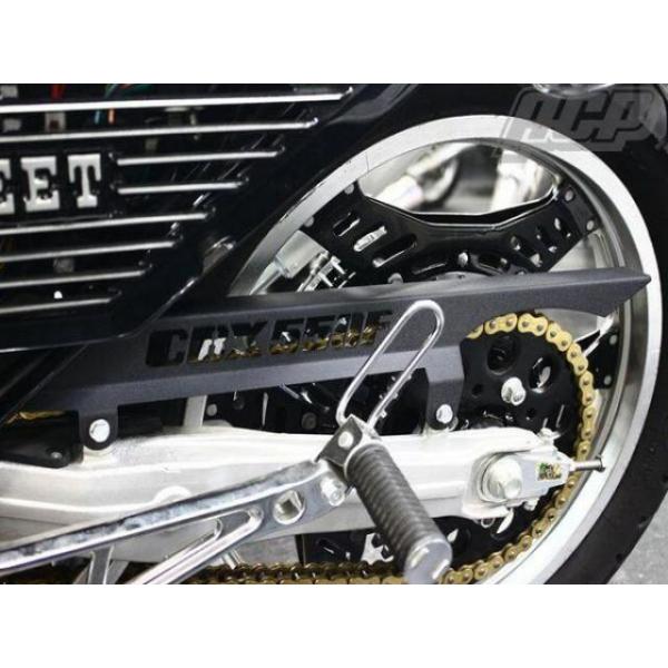 ACP CBX400F/2、CBX550F CBX550F ロゴ入り チヂミ塗装 チェーンケース カ...