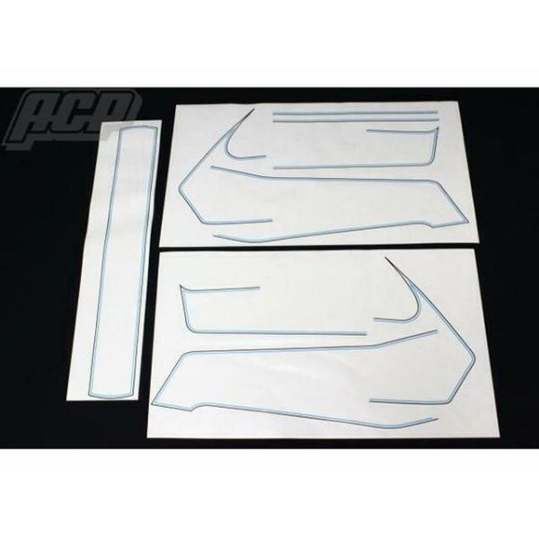 ACP Z1R 用 純正タイプ ラインステッカー セット ACP