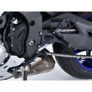 正規品／オーバーレーシング YZF-R1 バックステップ 4ポジション カラー：ブラック OVER RACING バイクの商品画像