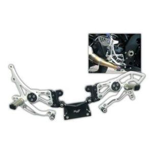 ロビーモト ZX-10R ZX-10R（06-10） バックステップ RACE シルバー Robby...