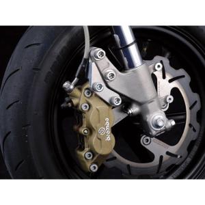 正規品／Gクラフト RS125R RS125倒立フォーク用キャリパーサポート Gcraft バイク