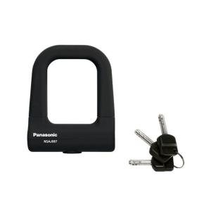パナソニック（自転車） 自転車 U字ロック（ミニU型ロック）NSAJ087-B（ブラック） Panasonic