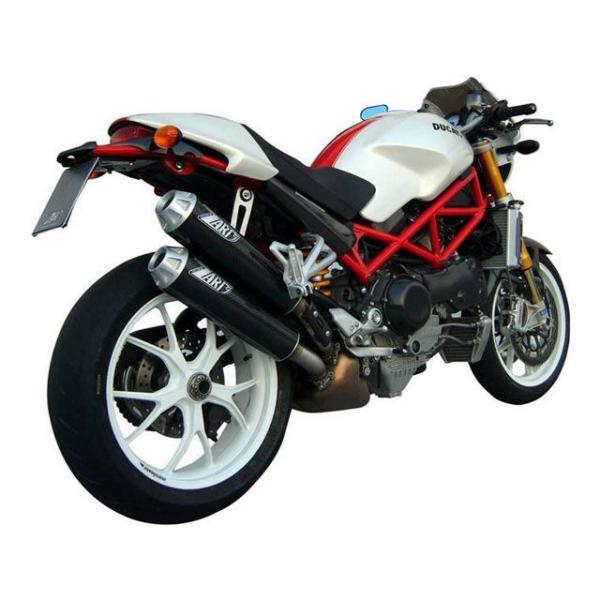 ザード MONSTER S4RS/TESTA STRETTA N.2 チタン レーシング スリップオ...