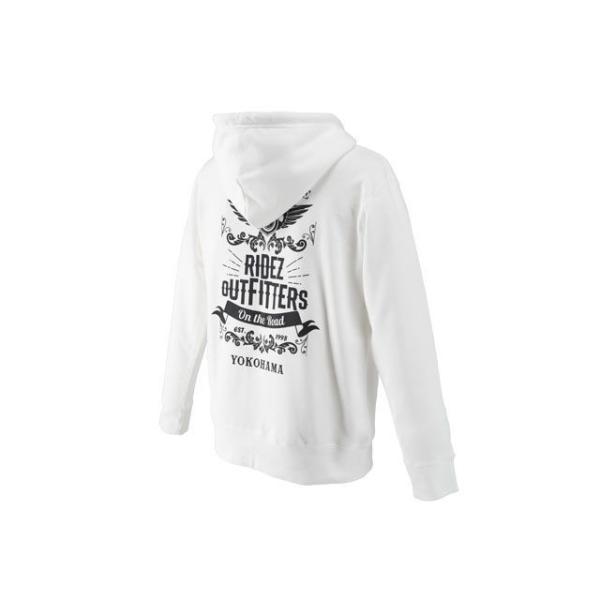 ライズ RIDEZ ON THE ROAD HOODIE RHD03（ホワイト） サイズ M RID...