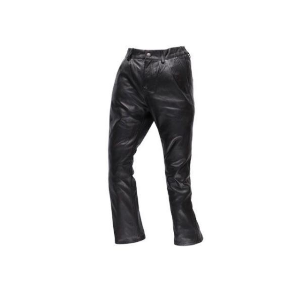 ライズ SugarRidez TAPERED FLEXIBLE LEATHER PANTS（ブラック...